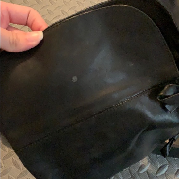 Black leather Gianni Bini knee high boots size 7.5 - Picture 3 of 4